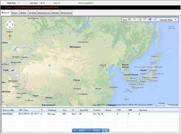 सभी मानचित्र वेब आधारित जीपीएस वाहन ट्रैकिंग प्रणाली सॉफ्टवेयर समर्थन मल्टी भाषा